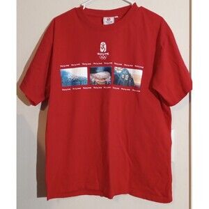 Beijing 2008 Olympics Official Merchandise Birds Nest Stadium T-Shirt 3XL‎ Vtg